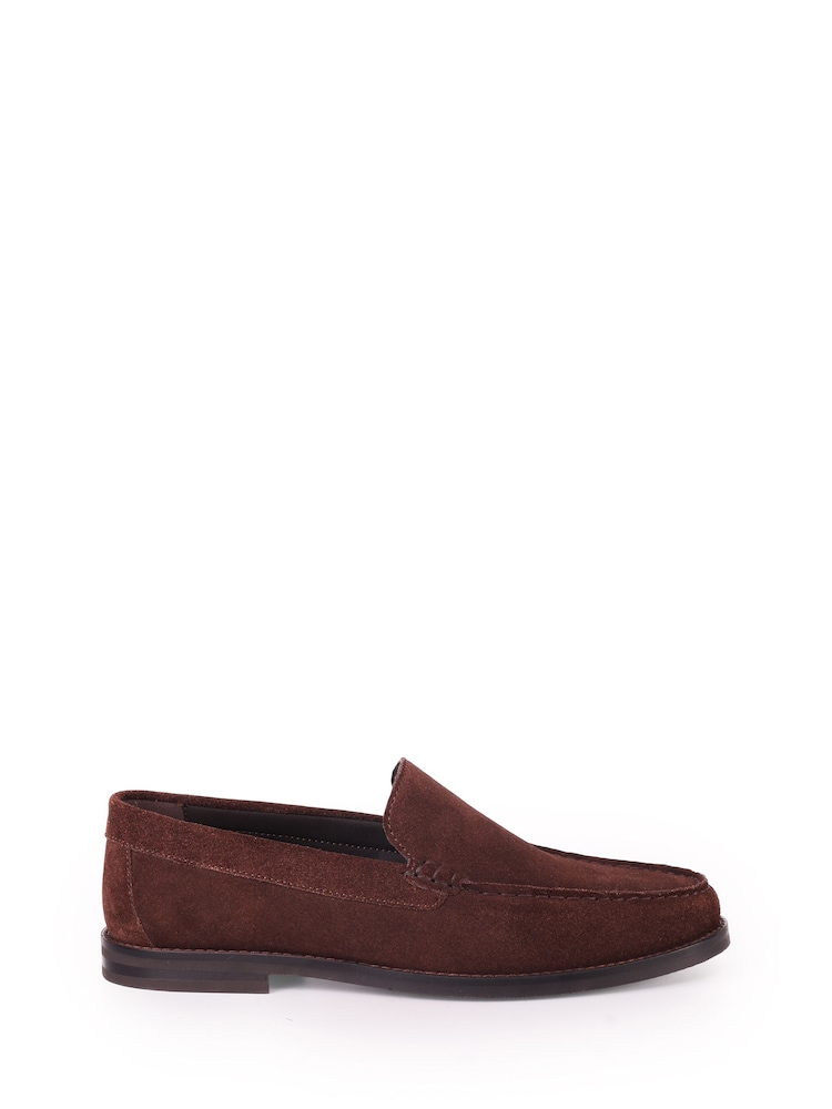 Off The Hook Brown Ronan Suede Apron Loafers - Image 2 of 6 Off The Hook Brown Ronan Suede Apron Loafers - Image 2 of 6