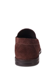 Off The Hook Brown Ronan Suede Apron Loafers - Image 5 of 6