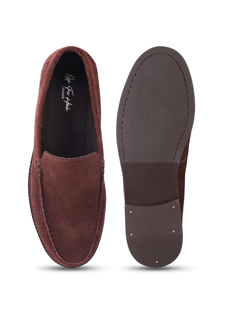 Off The Hook Brown Ronan Suede Apron Loafers - Image 6 of 6 Off The Hook Brown Ronan Suede Apron Loafers - Image 6 of 6
