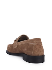 Off The Hook Natural Myron Suede Horsebit Loafers - Image 4 of 6