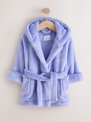 Blue Soft Touch Fleece Dressing Gown (9mths-16yrs) - Image 1 of 4