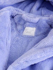 Blue Soft Touch Fleece Dressing Gown (9mths-16yrs) - Image 4 of 4