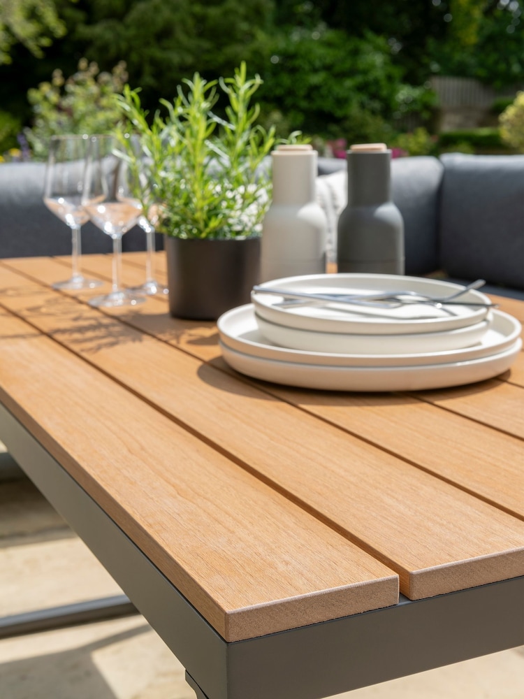 Norfolk Collection Anthracite Grey Billingford Large Garden Corner Set - Image 2 of 3