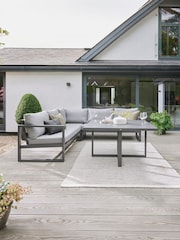 Life Outdoor Living Lava Mist Grey Orleans Garden Corner Set - Image 1 of 5