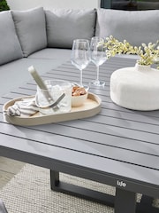 Life Outdoor Living Lava Mist Grey Orleans Garden Corner Set - Image 3 of 5