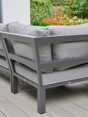 Life Outdoor Living Lava Mist Grey Orleans Garden Corner Set - Image 4 of 5
