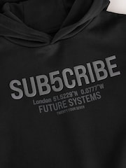 Suscribir negro - Sudadera con capucha con estampado gráfico para mayores (3-16años) - Imagen 3 de 4