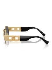 Versace Gold Versace 0Ve2264 Oval Sunglasses - Image 2 of 5