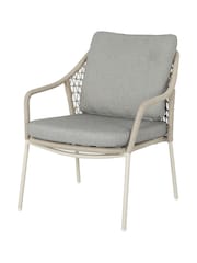 Norfolk Collection Light Grey Jamaica Garden Lounge Set with Low Coffee Table - Image 2 of 6