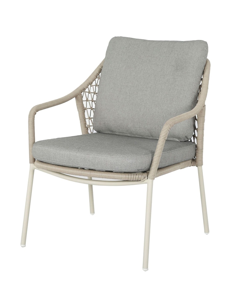 Norfolk Collection Light Grey Jamaica Garden Lounge Set with Low Coffee Table - Image 2 of 6 Norfolk Collection Light Grey Jamaica Garden Lounge Set with Low Coffee Table - Image 2 of 6