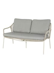 Norfolk Collection Light Grey Jamaica Garden Lounge Set with Low Coffee Table - Image 4 of 6