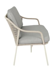 Norfolk Collection Light Grey Jamaica Garden Lounge Set with Low Coffee Table - Image 5 of 6