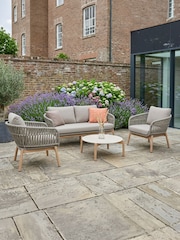 Norfolk Collection Beige Cream Modesto Garden Lounge Set - Image 1 of 4