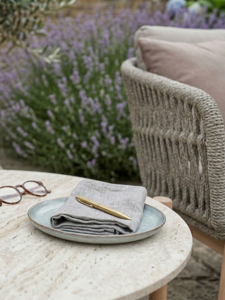 Norfolk Collection Beige Cream Modesto Garden Lounge Set - Image 4 of 4 Norfolk Collection Beige Cream Modesto Garden Lounge Set - Image 4 of 4