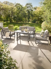 Life Outdoor Living Lava Mist Grey Orleans Garden Lounge Set - Image 1 of 4
