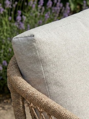 Norfolk Collection Dune Beige Cream Peakdale Open Weave Sofa Garden Set - Image 3 of 5