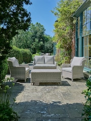 Norfolk Collection Beige Cream Vienna Garden Lounge Set - Image 2 of 5