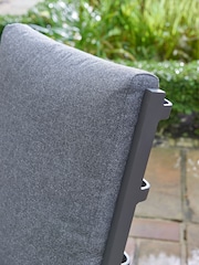 Norfolk Collection Anthracite Grey Easton 6 Seater Garden Dining Set - Image 5 of 6