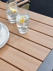 Norfolk Collection Anthracite Grey Easton 6 Seater Garden Dining Set - Image 6 of 6