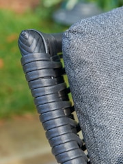 Norfolk Collection Stone Grey Keswick 4 Seat Garden Dining Set - Image 4 of 5