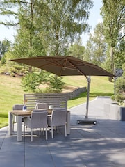 Life Outdoor Living Beige Cream Jasmyn 3m Garden Parasol with Granite Base - Image 3 of 4