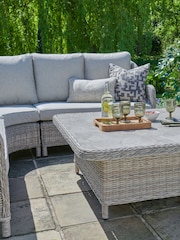 Norfolk Collection Beige Cream Vienna Large Garden Corner Set - Image 4 of 6