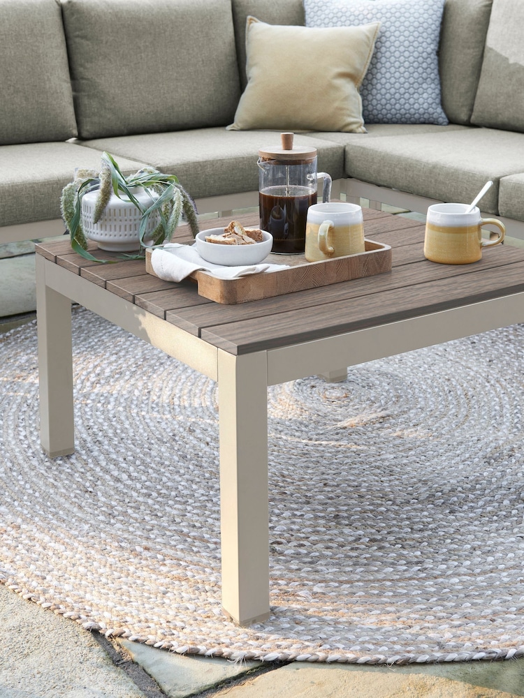 Norfolk Collection Beige Tan Brown Easton Mini Garden Corner Set - Image 2 of 4 Norfolk Collection Beige Tan Brown Easton Mini Garden Corner Set - Image 2 of 4