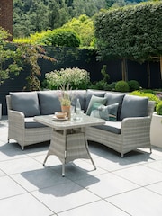 Norfolk Collection Dark Grey Weybourne Mini Garden Corner Set - Image 1 of 3