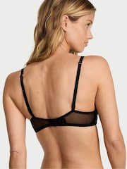 Victoria's Secret Leopard Brown Plunge Push Up Lace Bra - Image 3 of 3