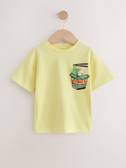 Yellow Ramen Interactive Short Sleeve 3D Padded T-Shirt (3mths-7yrs) - Image 1 of 4