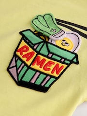 Yellow Ramen Interactive Short Sleeve 3D Padded T-Shirt (3mths-7yrs) - Image 3 of 4