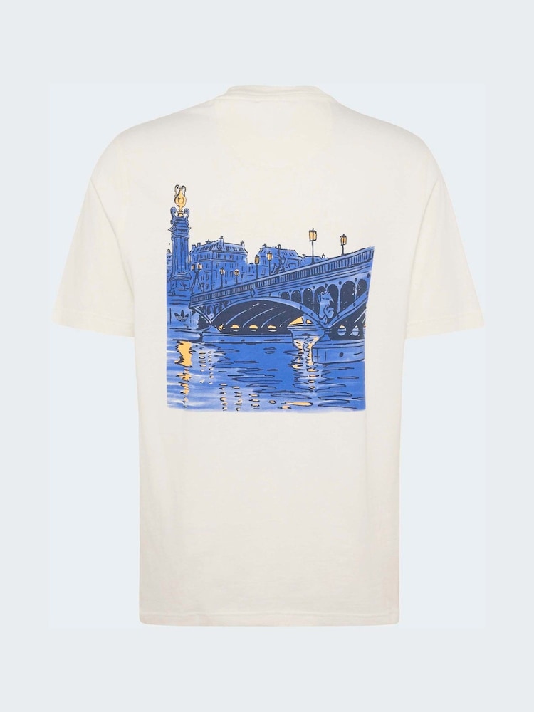 adidas Originals White Paris Graphic T-Shirt - Image 7 of 7 adidas Originals White Paris Graphic T-Shirt - Image 7 of 7
