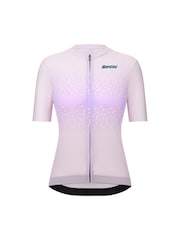 Santini Purple Moon Cycling Short Sleeve Print Jersey - Image 1 of 7