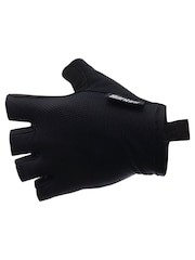 Santini Black Brisk Cycling Gloves - Image 1 of 3