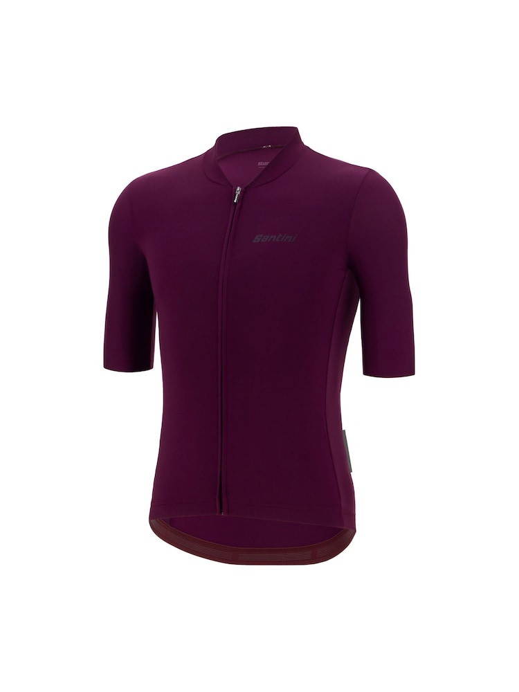 Santini Red Sensation Cycling Short Sleeve Plain Jersey - Image 2 of 4