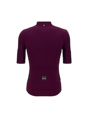 Santini Red Sensation Cycling Short Sleeve Plain Jersey - Image 3 of 4