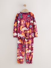 Plum Purple Cosy Fleece Pyjamas (3-16yrs) - Image 2 of 4