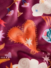 Plum Purple Cosy Fleece Pyjamas (3-16yrs) - Image 3 of 4