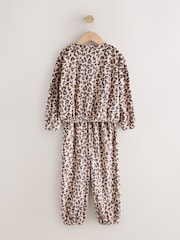 Animal Print Cosy Fleece Pyjamas (3-16yrs) - Image 2 of 4