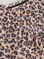Animal Print Cosy Fleece Pyjamas (3-16yrs) - Image 4 of 4
