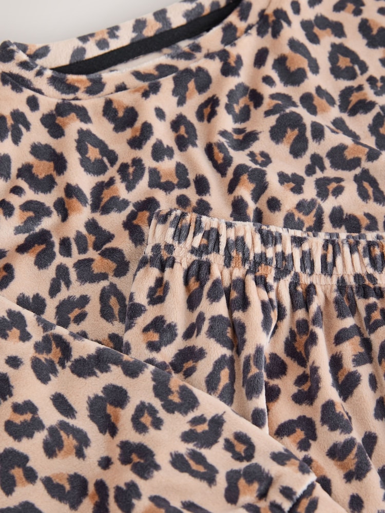 Animal Print Cosy Fleece Pyjamas (3-16yrs) - Image 4 of 4 Animal Print Cosy Fleece Pyjamas (3-16yrs) - Image 4 of 4