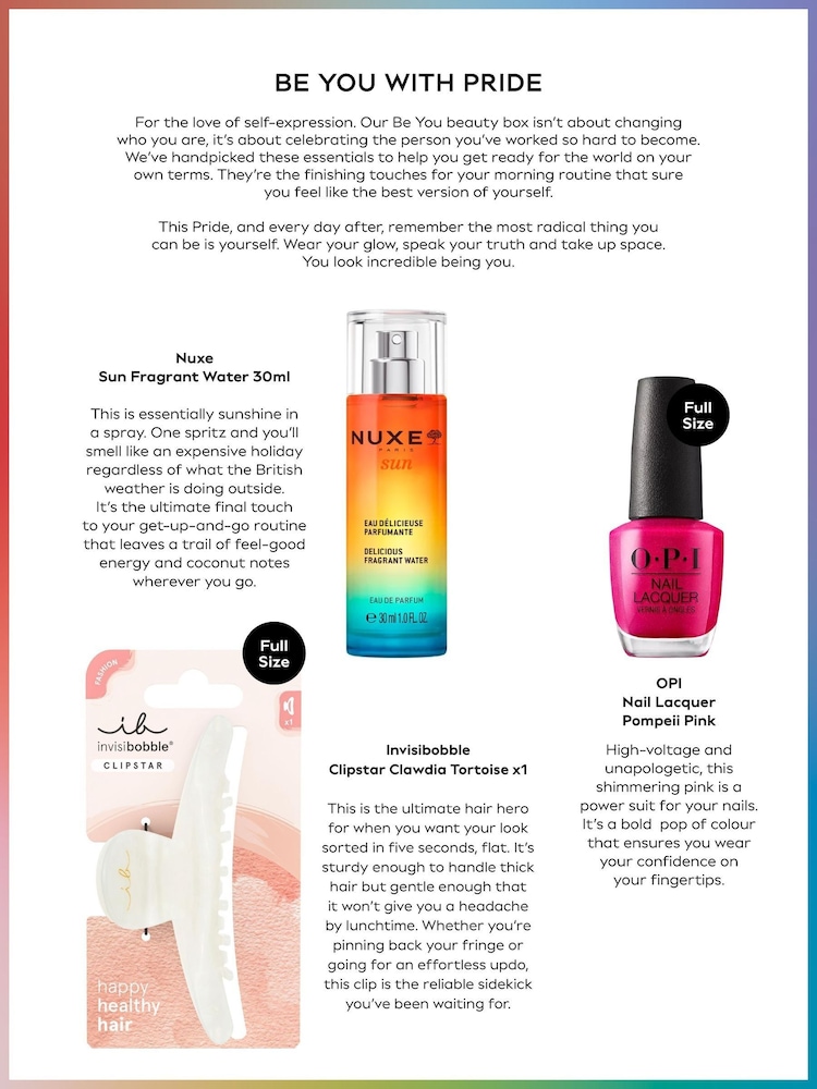 Be You With Pride Beauty Box (Worth Over £95) - Image 2 of 3 Be You With Pride Beauty Box (Worth Over £95) - Image 2 of 3