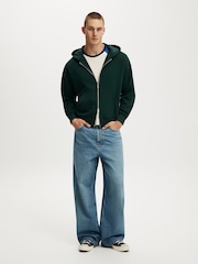 Cotton On Green Zip Up Hoodie - Image 3 of 5