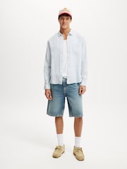 Cotton On Relaxed Linen Long Sleeve Shirt - Εικόνα 3 του 4