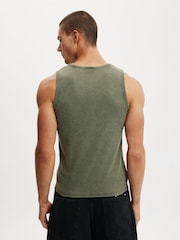Cotton On Green Rib Tank Top - Image 2 of 5