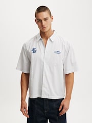Cotton On White Alex Short Sleeve Shirt - Image 1 of 5