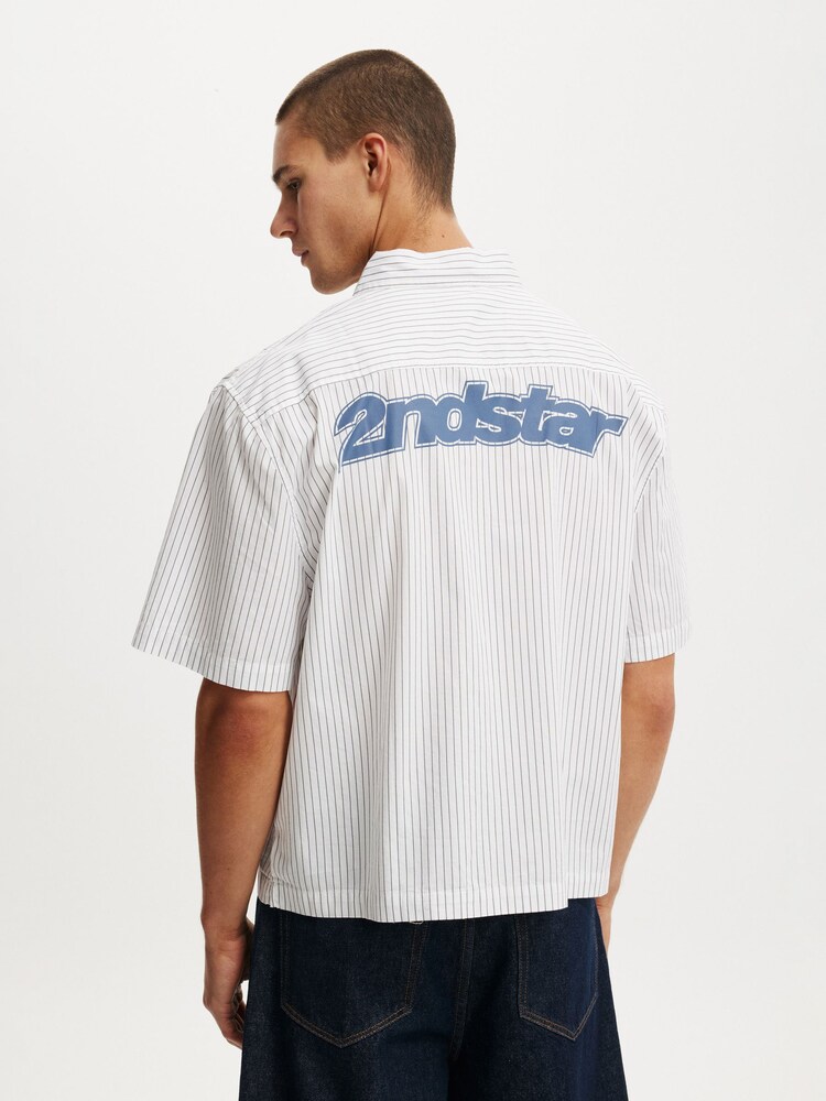 Cotton On White Alex Short Sleeve Shirt - Image 2 of 5