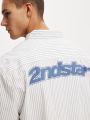 Cotton On White Alex Short Sleeve Shirt - Image 4 of 5