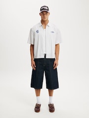 Cotton On White Alex Short Sleeve Shirt - Image 5 of 5