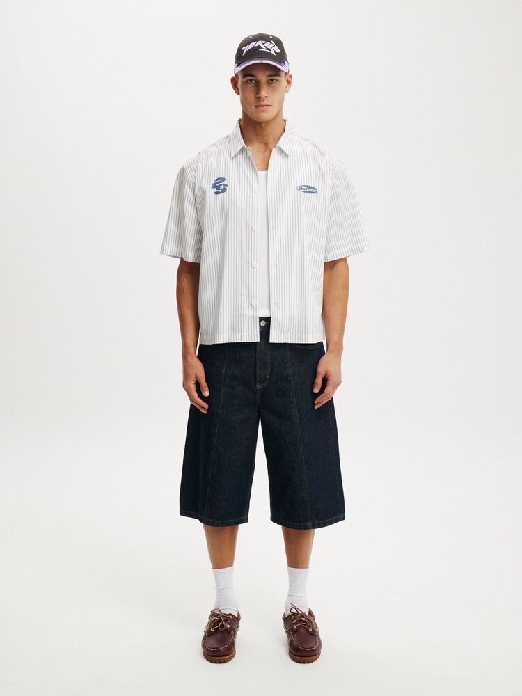Cotton On White Alex Short Sleeve Shirt - Image 5 of 5